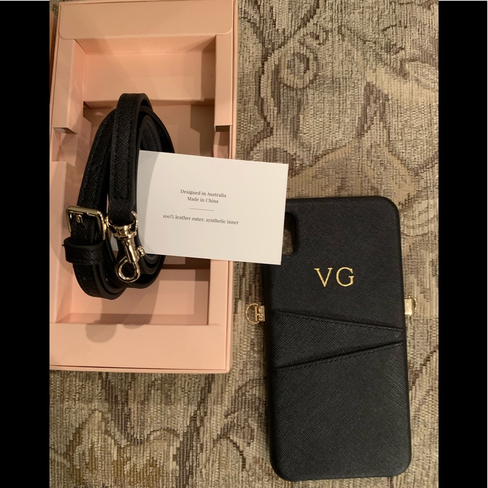 TDE Initial Phone Case with Strap